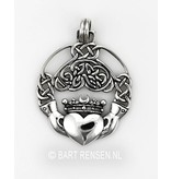 Claddagh pendant - sterling silver