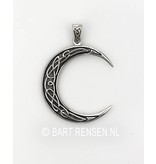 Moon Pendant - sterling silver