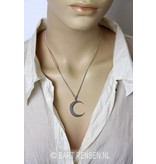 Moon Pendant - sterling silver