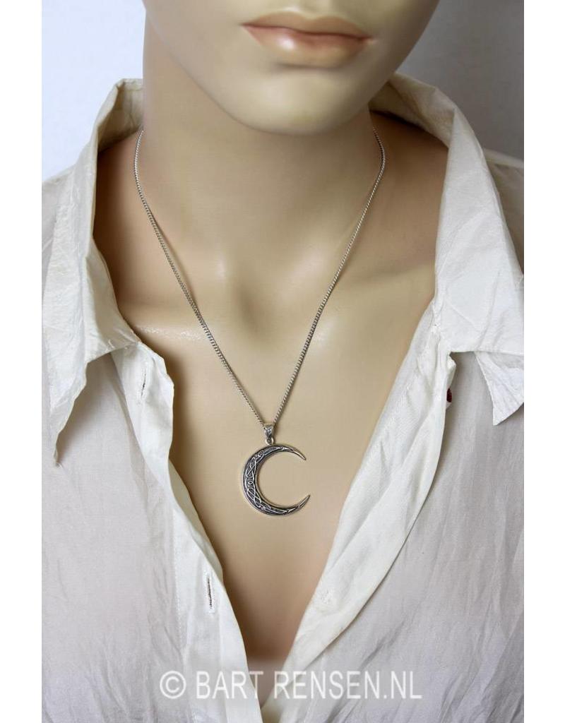 Moon Pendant - sterling silver