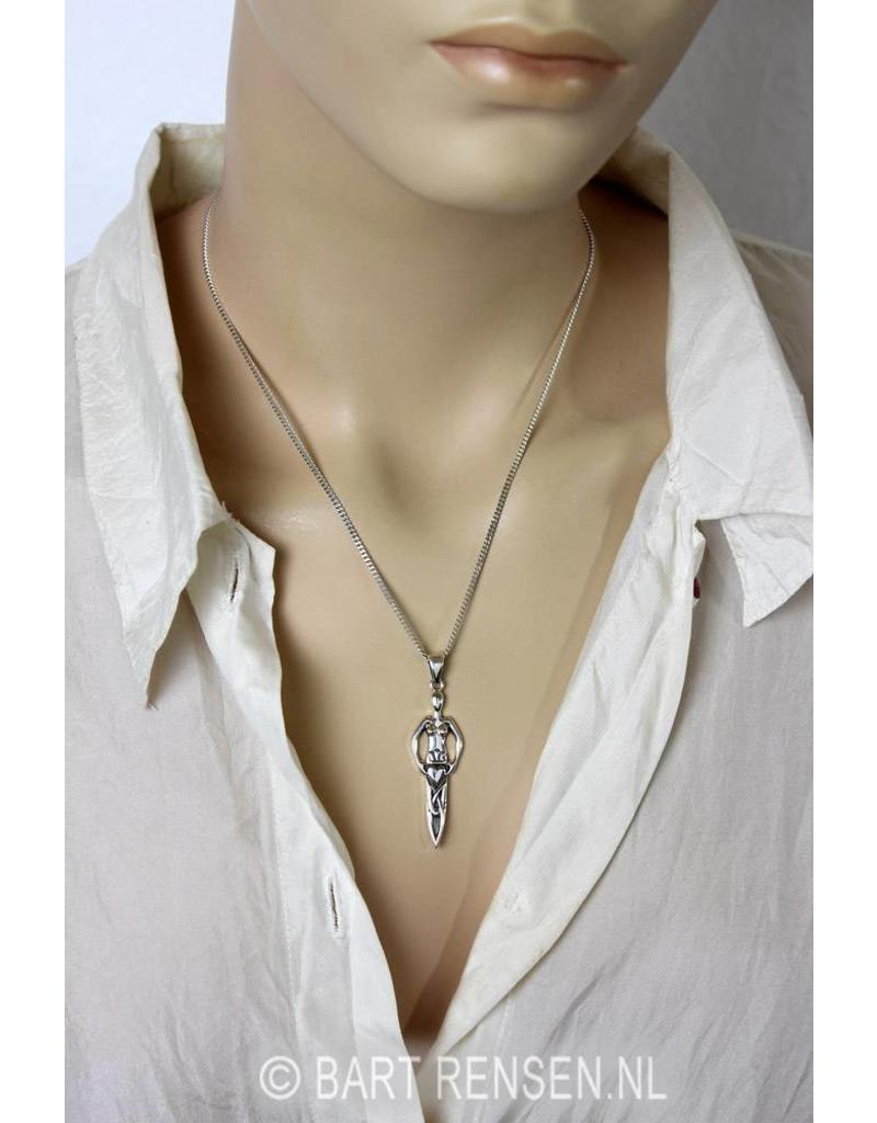Danu goddess Pendant - sterling silver
