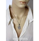 Pentagram pendant - sterling silver