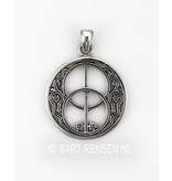 Vesica Pisces hanger - echt zilver