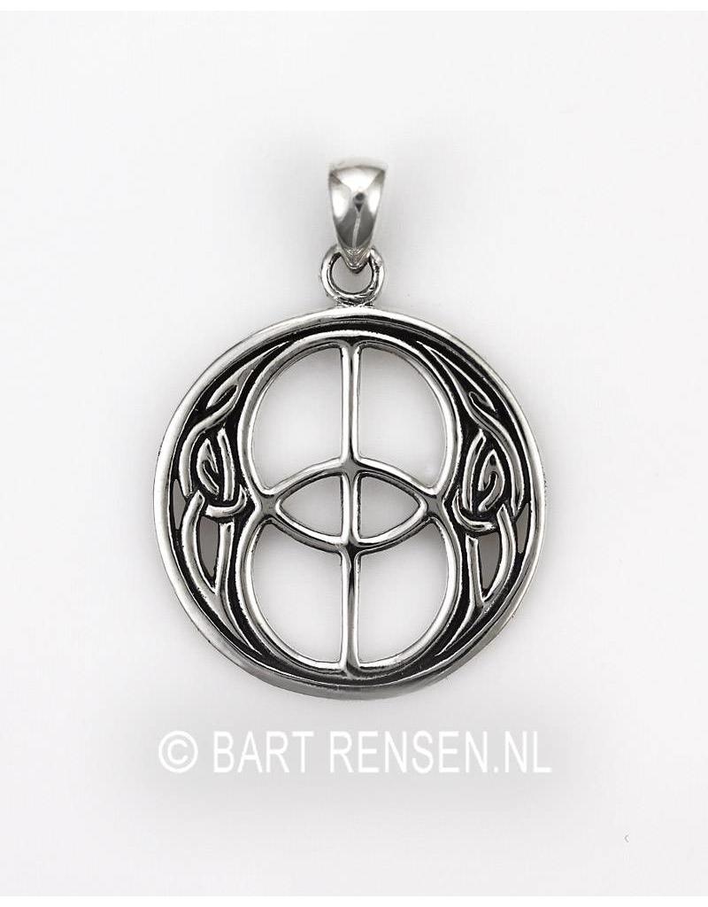Vesica Pisces hanger - echt zilver