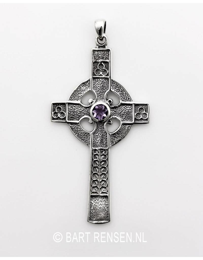 Celtic Cross Pendant - sterling silver