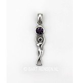 Goddess Pendant - sterling silver