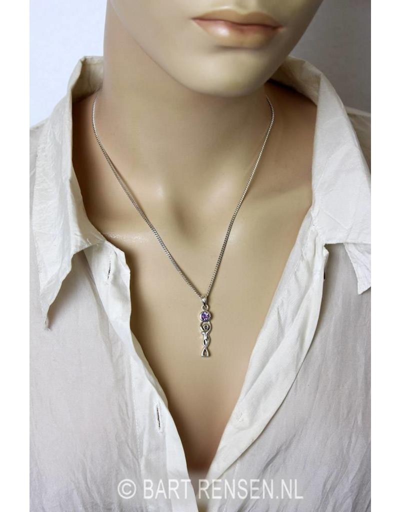 Goddess Pendant - sterling silver