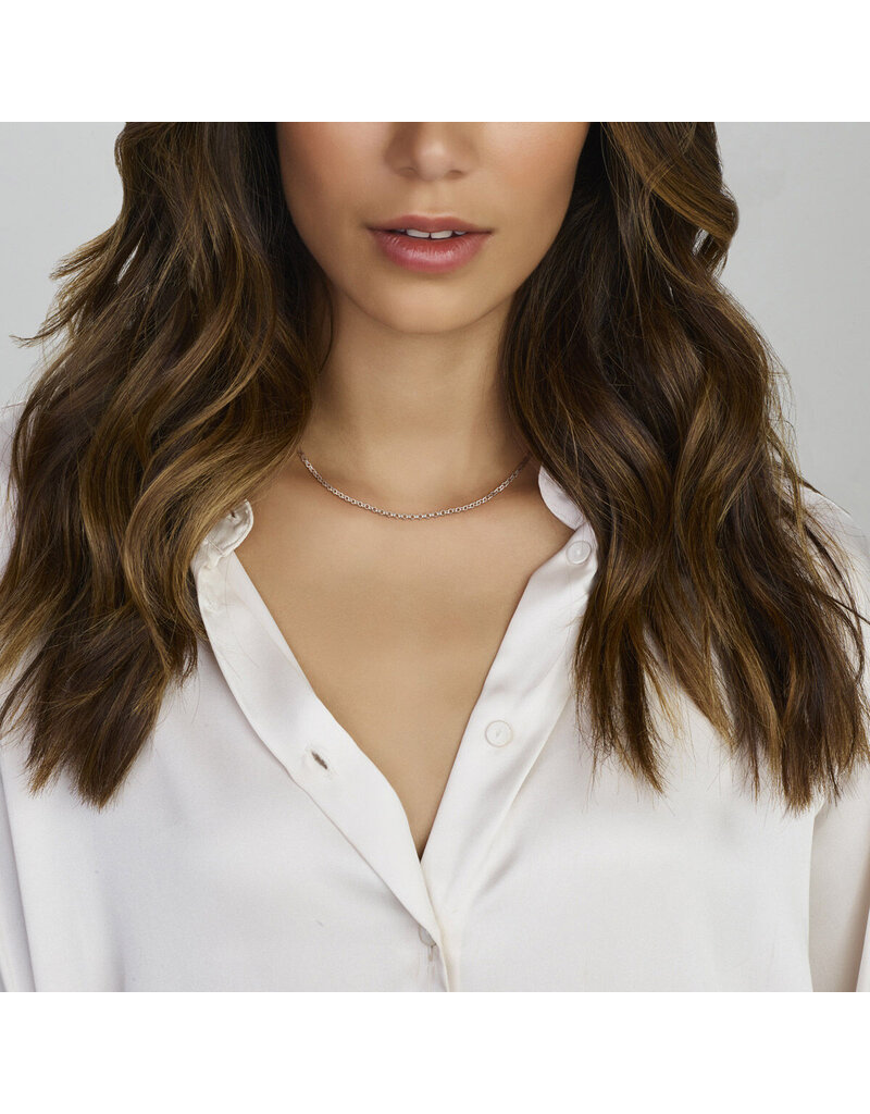 Jasseron Necklace - sterling silver