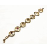 Chakra bracelet with Gemstones - 14 carat gold