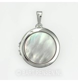 Medallion pendant - sterling silver