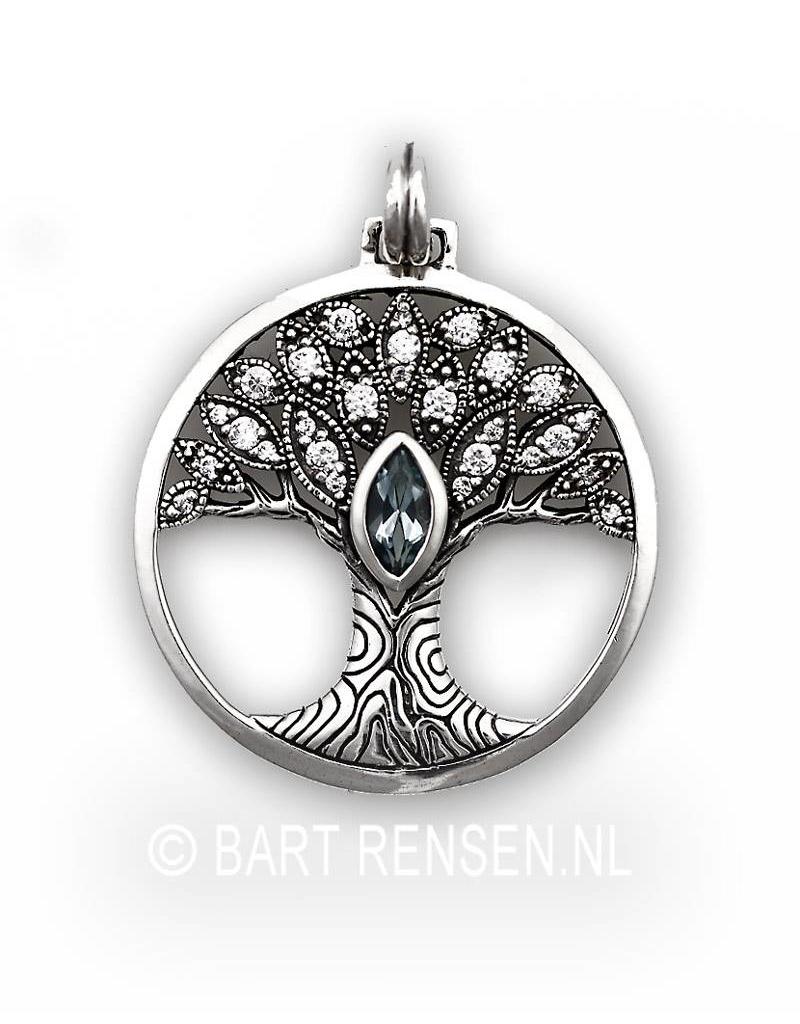 Tree of life pendant - sterling silver