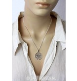 Sri Yantra hanger - echt zilver