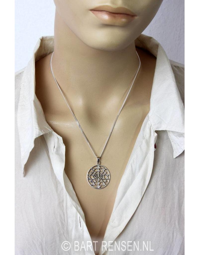 Sri Yantra pendant - sterlingl silver