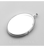 Medallion pendant - sterling silver