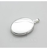 Medallion-pendant - sterling silver-silver