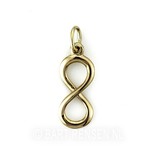 Infinity pendant - 14 carat gold