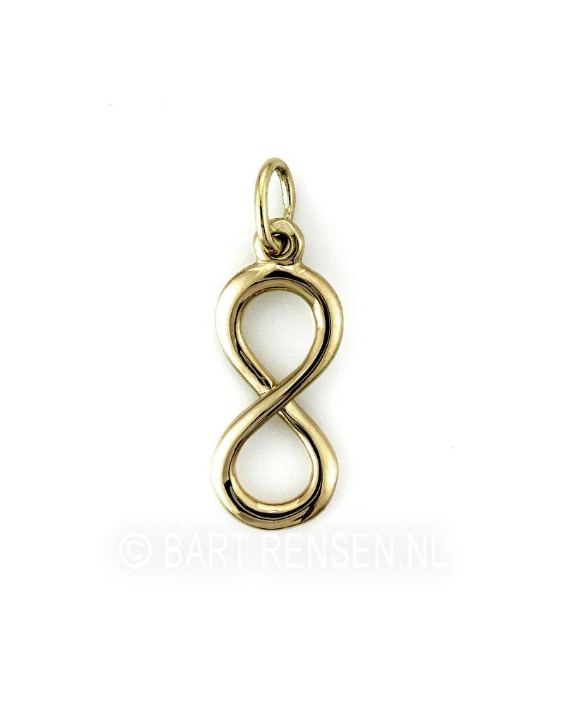 Infinity pendant - 14 carat gold