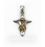 Lemniscaat - Infinity hanger - echt zilver