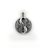 Infinity pendant - sterling silver