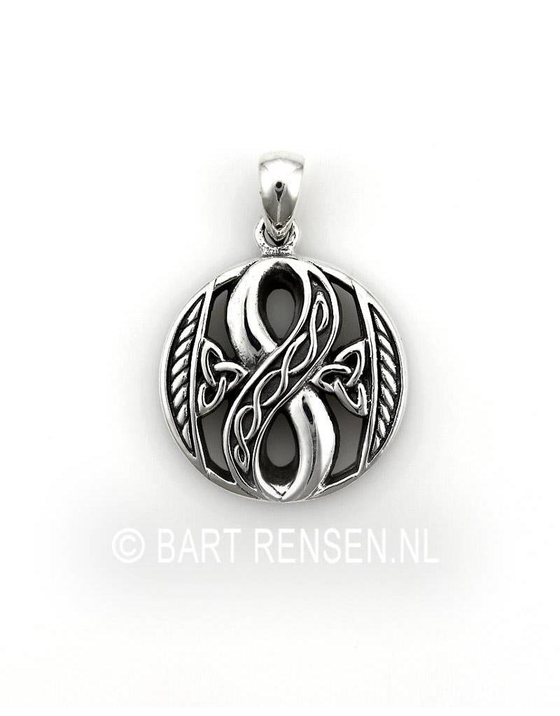 Infinity pendant - sterling silver
