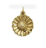 Daisy pendant - 14 carat gold