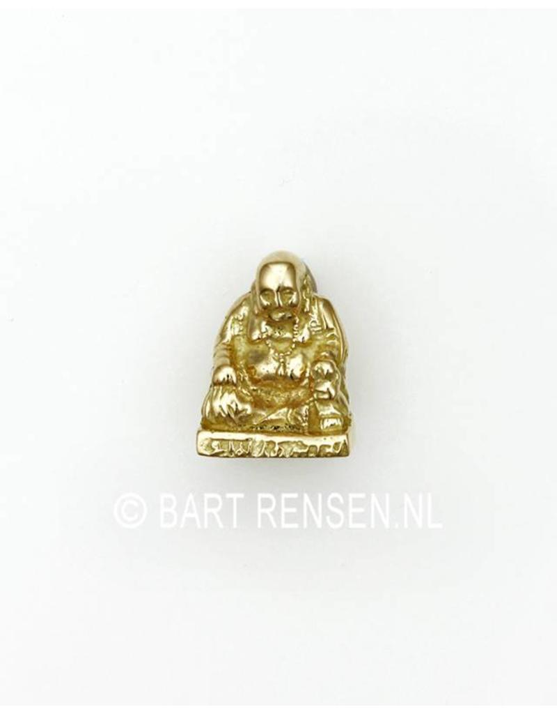 Lachende Boeddha hanger - 14 krt goud