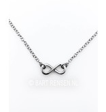 Infinity Lemniscaat hanger - echt zilver