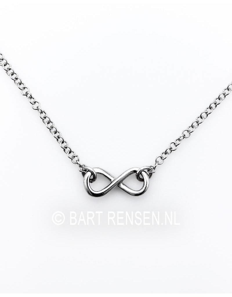 Infinity Lemniscaat hanger - echt zilver