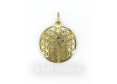 Gouden Flower of Life hangers