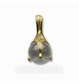 Crystal Ball pendant - 14 carat gold