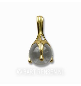 Crystal Ball pendant - gold