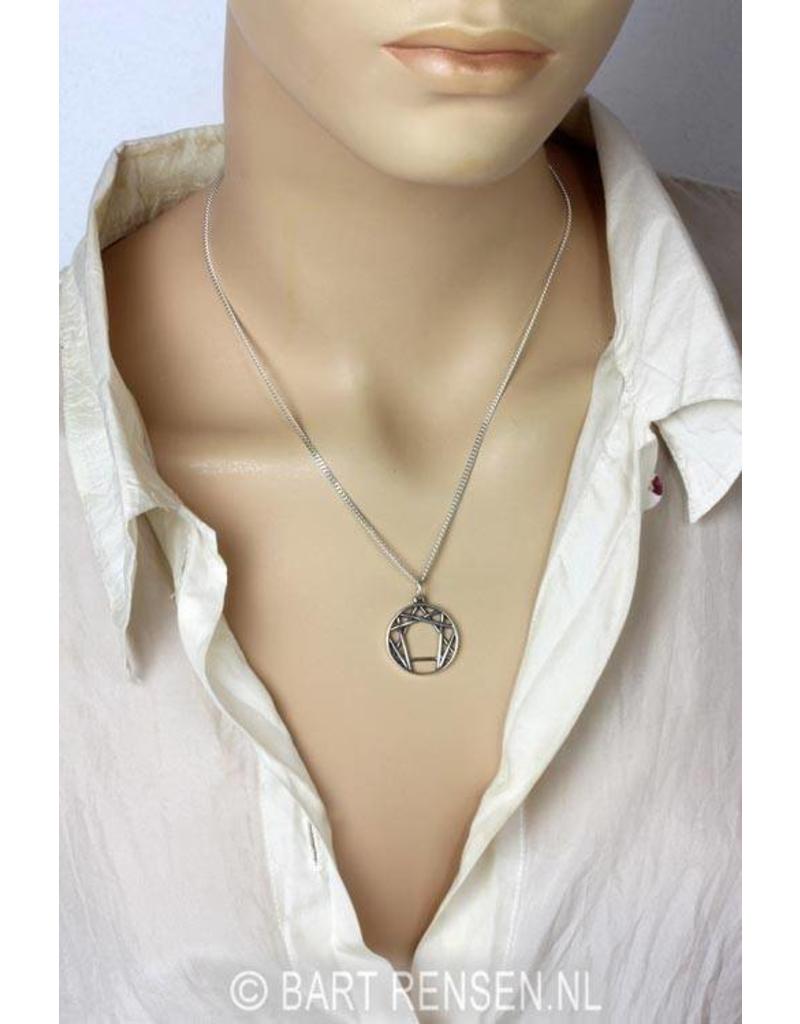 Enneagram hanger - echt zilver