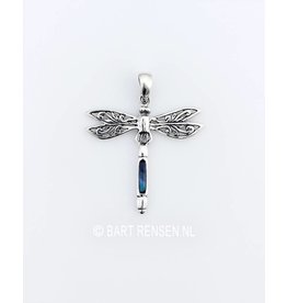 Silver dragonfly pendant