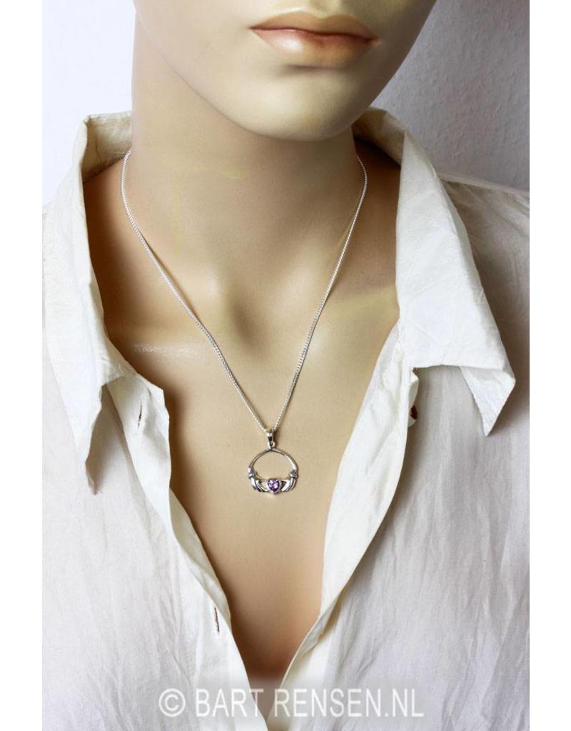 Claddagh hanger - echt zilver