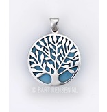 Tree of life pendant - sterling silver