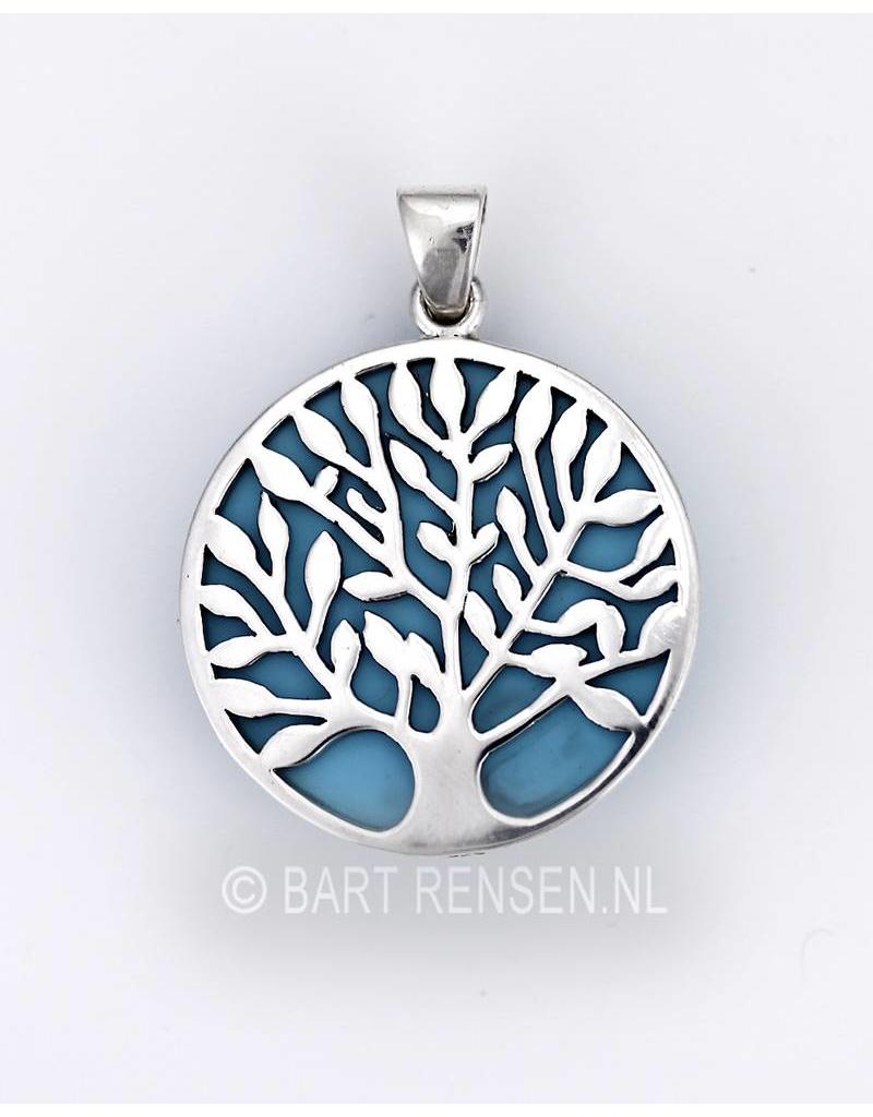 Tree of life pendant - sterling silver