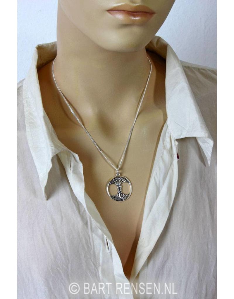 Liefdes Levensboom hanger - echt zilver