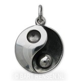 Ash pendant Yin Yang - sterling silver