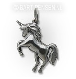 Unicorn pendant - sterling silver