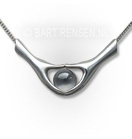 Pendant with hands - silver