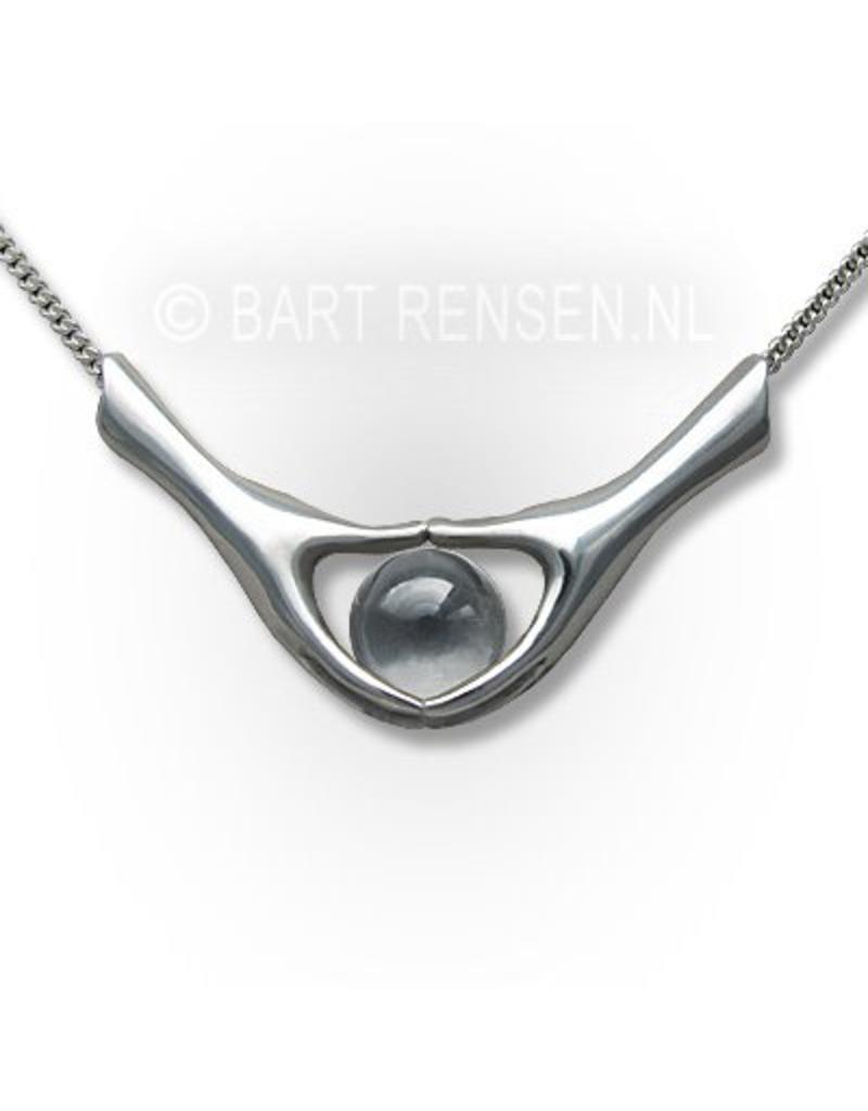 Hanger met handen - echt zilver