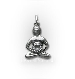Boeddha hanger met Bergkristal