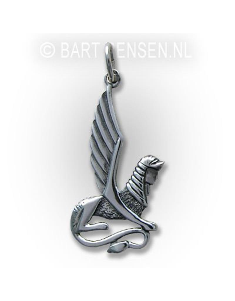 Spfinx pendant - sterling silver