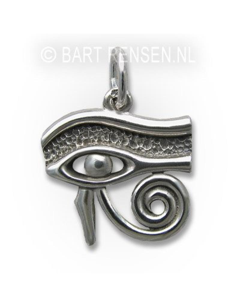 Horus-eye pendant (left) - sterling silver