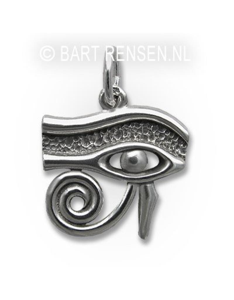 Horus-eye pendant (left) - sterling silver