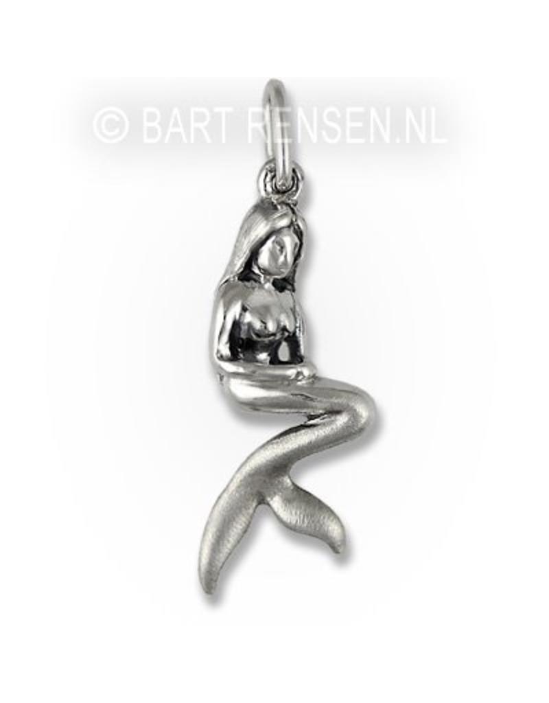 Mermaid pendant - sterling silver