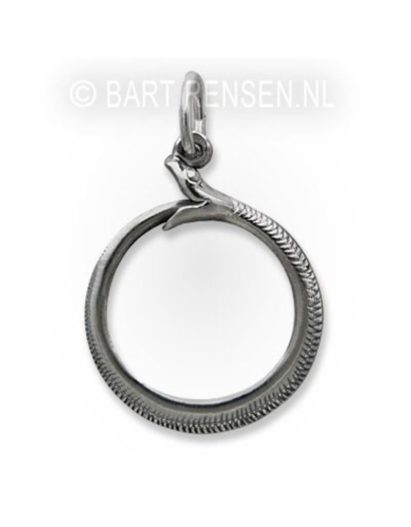 Ouroboros hanger - echt zilver