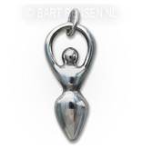 Gaia hanger - echt zilver