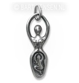 Moeder Godin hanger - echt zilver