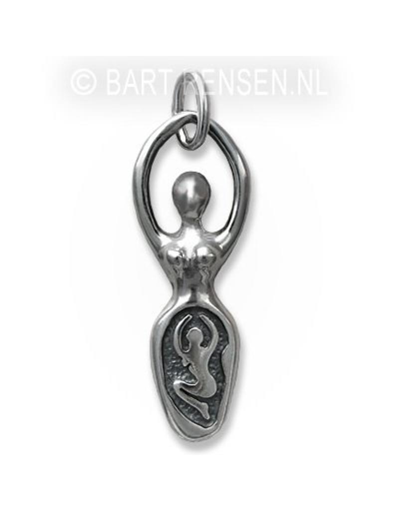 Moeder Godin hanger - echt zilver
